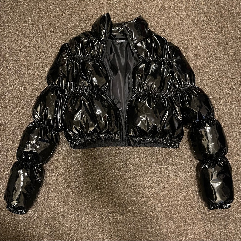 Cropped Bubble Jacket